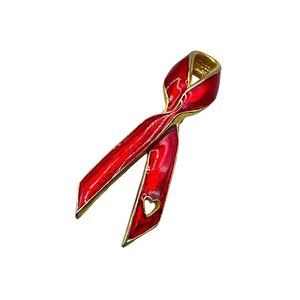 Gigi 1992 Ribbon Pin Multiple Sclerosis Awareness Drunk Driving Drug Prevention